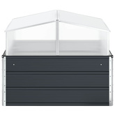 Donica Antracyt 100 x 100 x 77 cm Stal Galwanizowana