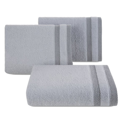 Ręcznik Riki srebrny 70x140