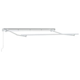 Markiza wysuwana piaskowy 600 cm Poliester i aluminium