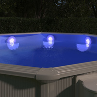 Zatapialna lampa basenowa LED z pilotem, wielokolorowa