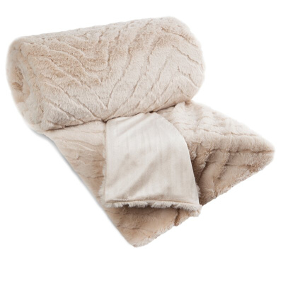 Koc Kate beżowy 150x200