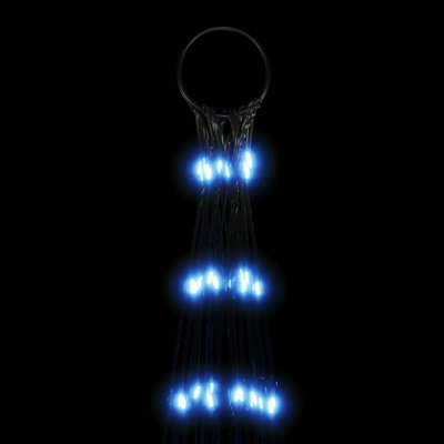 vidaXL Choinka z lampek, na maszt, 3000 niebieskich LED, 800 cm