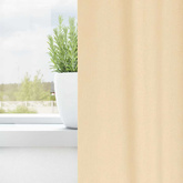 Firany blackout z kółkami 2 pcs Kremowy 260 x 140 cm Poliester