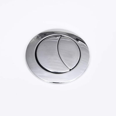 Ceramiczna toaleta ze spłuczką, okrągła, odpływ pionowy, biała