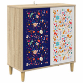 Bufet MAINZ Sonoma 69 x 33 x 75 cm Drewno inżynieryjne
