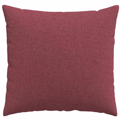Poduszki na sofę 2 pcs Czerwone wino 50 x 50 cm tkanina