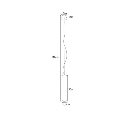Lampa wisząca K-4417 z serii MILE WHITE