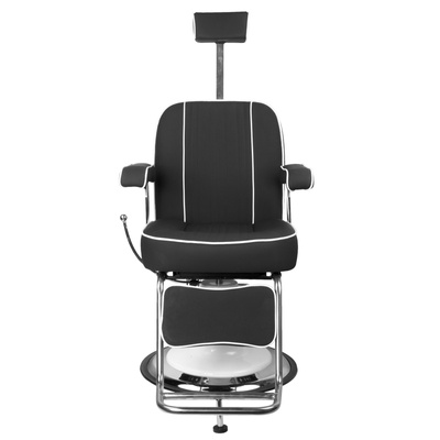 Gabbiano fotel barberski Amadeo czarny  125382