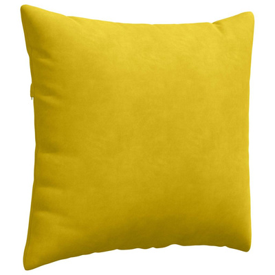 Poduszki na sofę 2 pcs Żółty 50 x 50 cm Tkanina sztruksowa