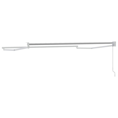 Ręczna markiza chowana Biały 3,5 x 2 m Aluminium
