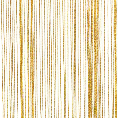 Zasłony sznurkowe 2 szt. Złote 140x250 cm