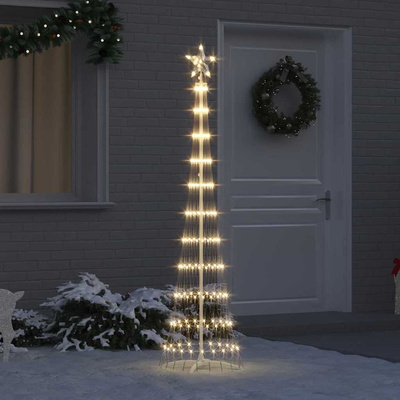 Choinka świąteczna LED Ciepła biel 51 x 51 x 190 cm Metal