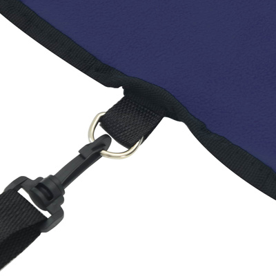 Koc dla Koni Granatowy 145 cm Polarowy fleece