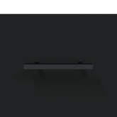 vidaXL Szafka pod TV, czarna, 150x36x30 cm, materiał drewnopochodny wariant 4