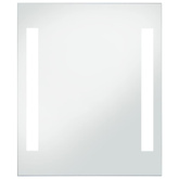 vidaXL Ścienne lustro łazienkowe z LED, 50 x 60 cm