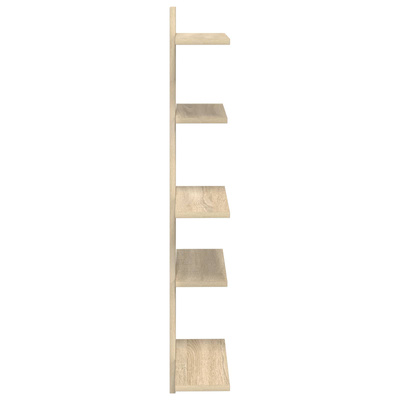 Półka wisząca dąb Sonoma 48,5 x 15 x 101 cm Drewno inżynieryjne