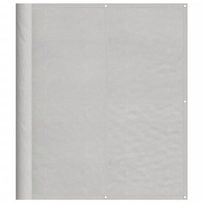 Parawan balkonowy, jasnoszary, 120x600cm, 100% poliester Oxford