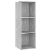 vidaXL Szafka pod TV, szarość betonu, 107x35x37 cm