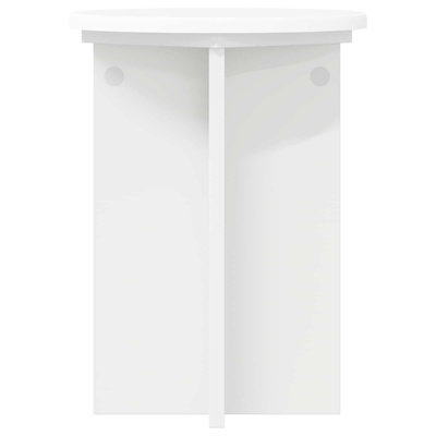 Stojak na rośliny 2 pcs Biały ?29,5 x 40 cm Drewno inżynieryjne