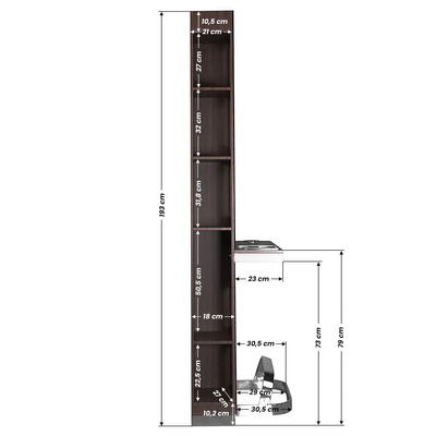 Gabbiano konsola fryzjerska B058 venge 128448