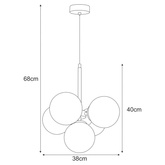 Lampa wisząca K-5362 z serii INEZ
