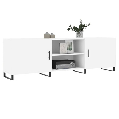 vidaXL Szafka pod TV, biała, 150x30x50 cm, materiał drewnopochodny model standard