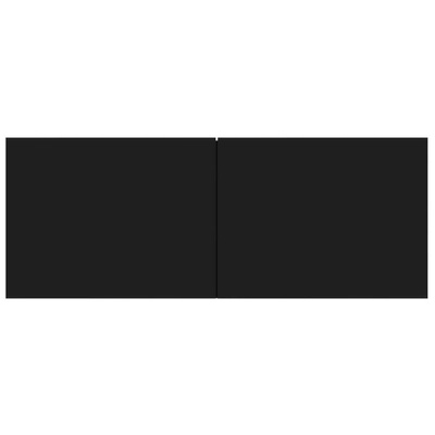 vidaXL Szafki telewizyjne, 4 szt., Czarny, 80x30x30 cm