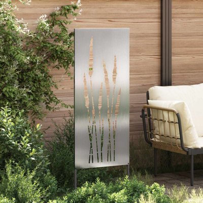 Ekran zapewniający prywatność w ogrodzie Srebrny 50 x 140 cm