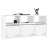 Szafka pod TV, biała, 102x37,5x52,5 cm, materiał drewnopochodny vidaXL
