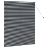 Żaluzje weneckie Ciemnoszary 130 x 100 cm Aluminium