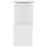 vidaXL Biurko narożne, białe, 200x50x76 cm, materiał drewnopochodny