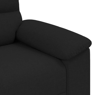 Sofa Fotel Czarny 100x81x84 cm Tkanina