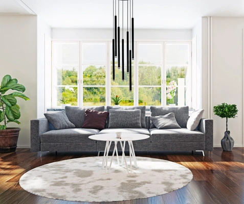 Lampa wisząca Ultrathin czarna 7