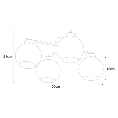 sufitowa K-2627 z serii AIDEN II Lampa
