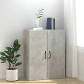 vidaXL Szafka wisząca, szarość betonu, 69,5x34x90 cm wariant 4