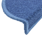 Maty na schody 10 szt. 56x17x3 cm Niebieskie półokrągłe