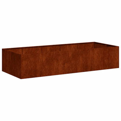 Doniczka Rusty 200x80x40 cm Stal nierdzewna