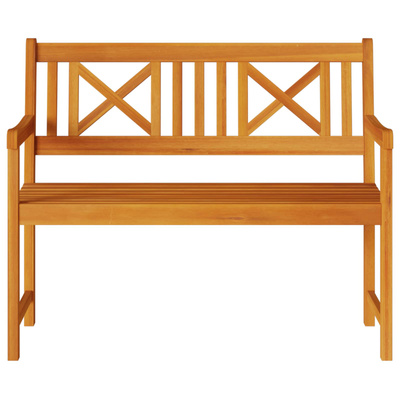 Ławka ogrodowa 110 x 56 x 90 cm Lite Drewno Akacji naturalny