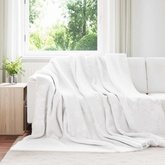 Koc Biały 240 x 270 cm Polar