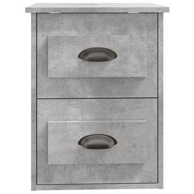 vidaXL Wisząca szafka nocna, szarość betonu, 41,5x36x53 cm