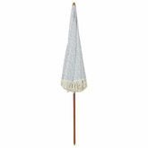 Parasol plażowy Szary i biały 205 x 205 x 210 cm
