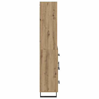 Highboard 2 szt. Dąb rzemieślniczy 69,5 x 34 x 180 cm