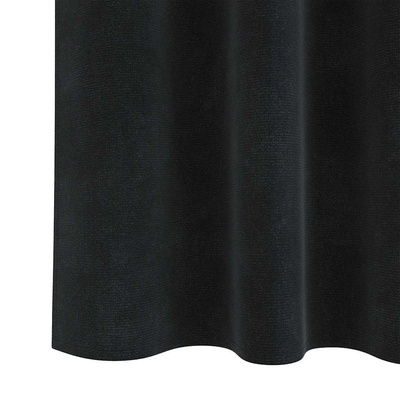 Zasłony zaciemniające 2 pcs Czarny 140 x 245 cm Aksamit