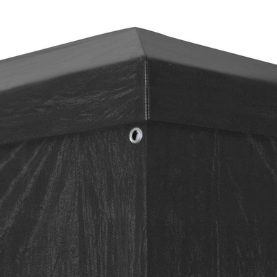 vidaXL Namiot imprezowy, 3 x 6 m, antracytowy