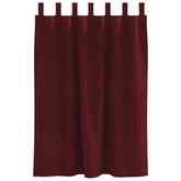 Zasłony zaciemniające 2 pcs Czerwone wino 140 x 140 cm Aksamit