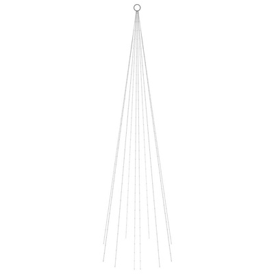vidaXL Choinka do montażu na maszcie, 310 niebieskich LED, 300 cm