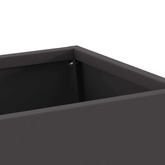 Kominek Czarny 60 x 35 x 100 cm Stal