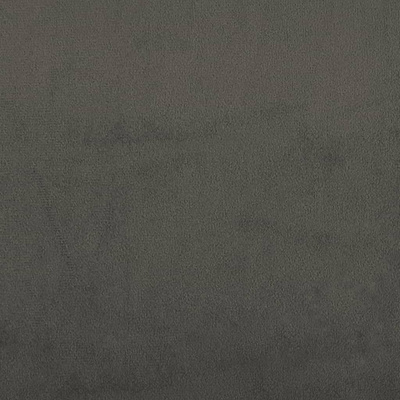 Łóżko kontynentalne, ciemnoszare, 120x200 cm, aksamitna