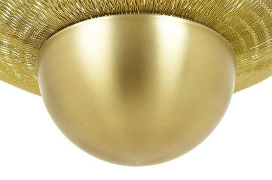 LAMPA WISZĄCA ILLUSION S45 ZŁOTA - LED, METAL ADANI AD131