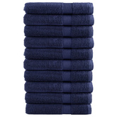 Ręczniki premium, SOLUND, 10 szt., granatowe, 80x200 cm, 600 g/m?